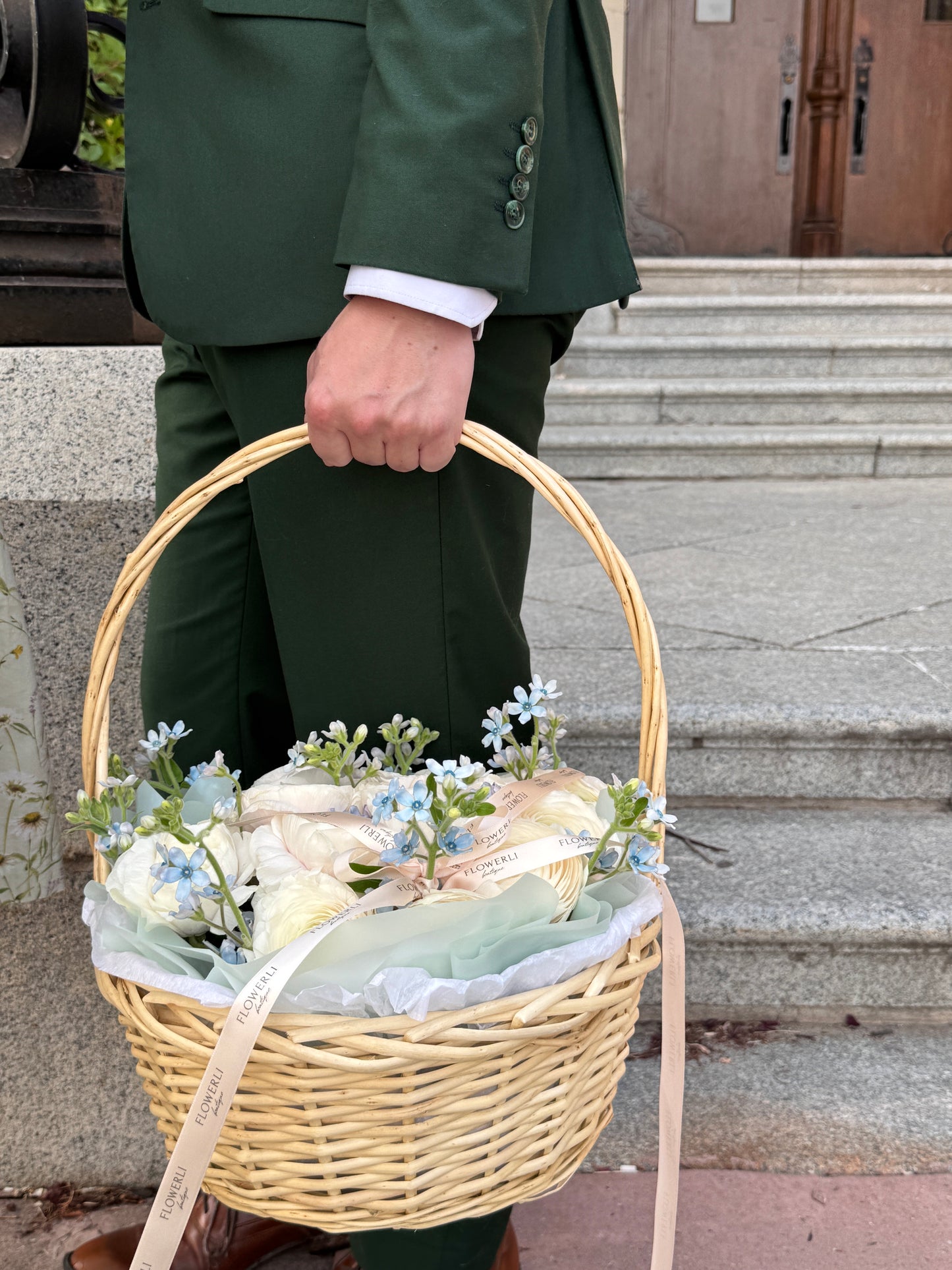 Heavenly Ranunculus Basket
