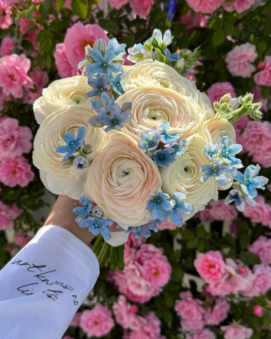 Something Blue Bridal Bouquet