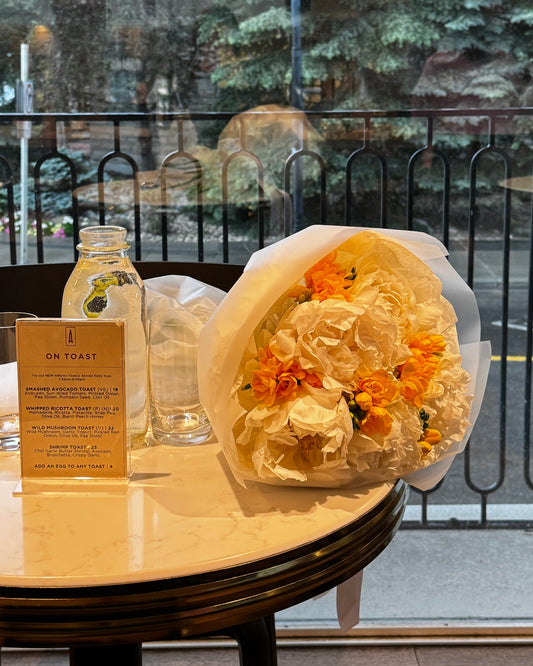 Sunlit Peonies Bouquet