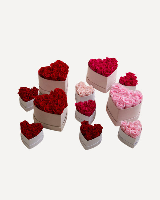 Heart Arrangement in a Box