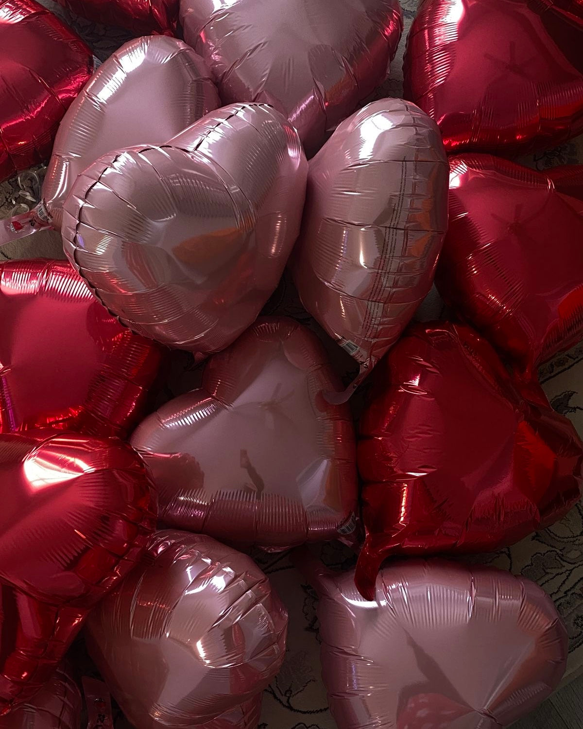 Balloon Set “Pink & Red Hearts”