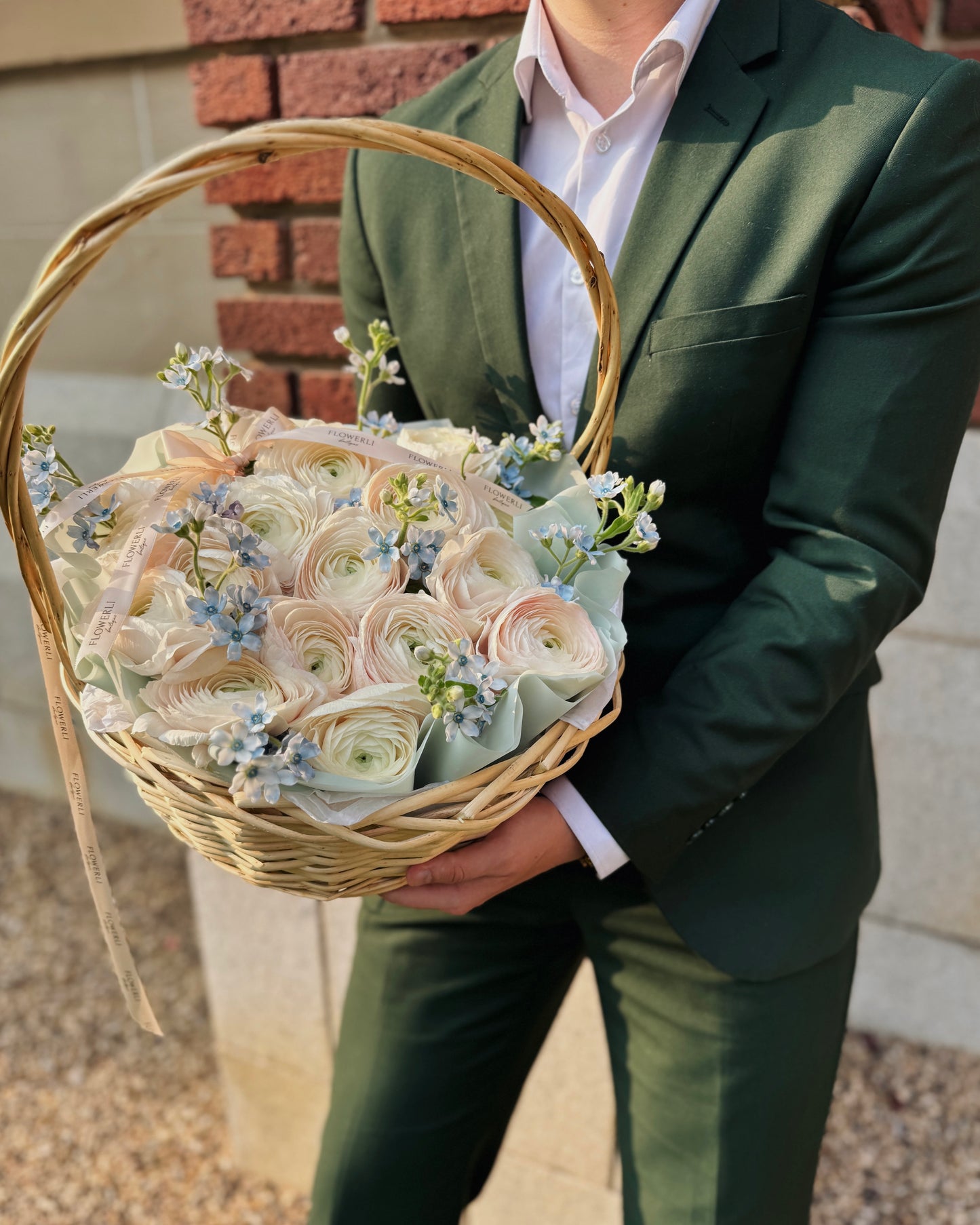 Heavenly Ranunculus Basket