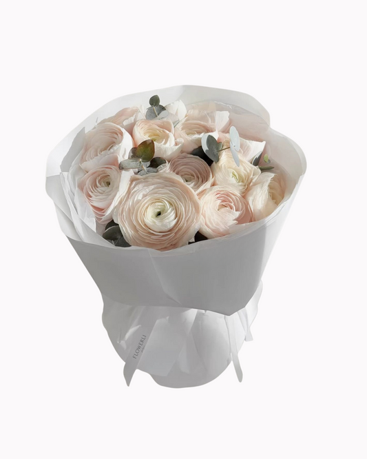 Ranunculus & Eucalyptus